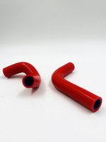 Патрубки отопителя ВАЗ 2101-07 силикон красные A-sport 2 шт