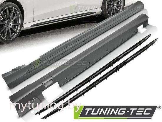 Накладки на пороги E63 AMG STYLE для Mercedes E W212 FL