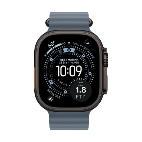 Умные часы Apple Watch Ultra 3, 49 мм, Black Titanium Anchor Blue Ocean Band