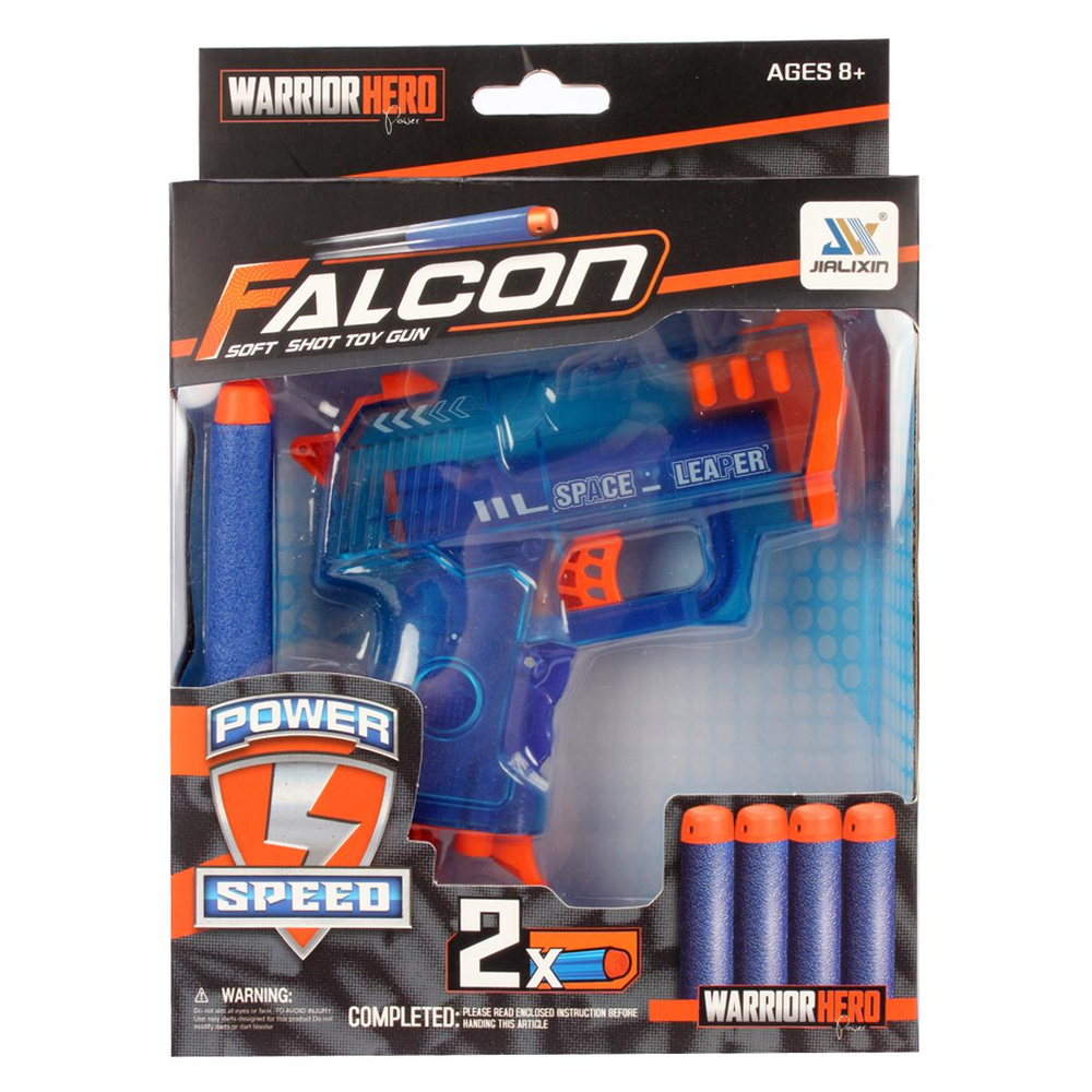 Пистолет с мягк.пулями, коробка JLX7326