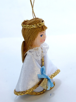 Кукла-подвеска Ангел с колокольчиком