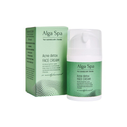 Крем для лица ACNE DETOX для жирной и проблемной кожи, ТМ ALGA SPA