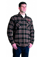 Рубашка мужская в клетку теплая с длинным рукавом  XXL
