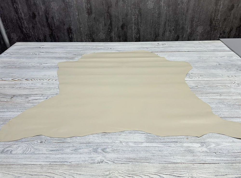 Picasso Beige (0,8-1,0 мм), цв. Бежевый, натуральная кожа