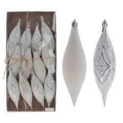 GAEM Набор из 12шт Украшение новогоднее "Капля", L4 W4 H15 см