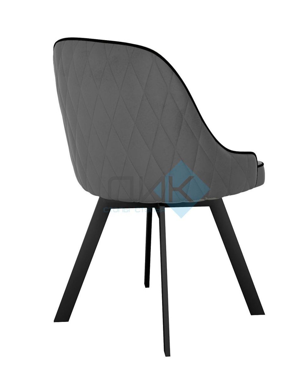 Стул DikLine 266М поворотный опоры чёрные