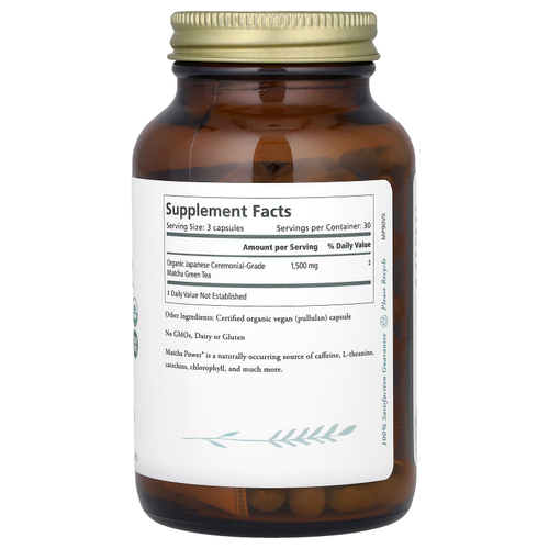 Pure Synergy, Matcha Power, 90 капсул (500 мг в каждой капсуле)