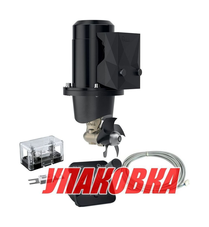 Подруливающее устройство Quick, D110mm, 25KGF, 12 В, (TCD2042 - TCDEX06 - NO TNL) (упаковка из 2 шт.)