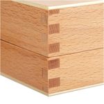 Ящик художника малый с ячейками для кистей и красок Гамма "Студия", 26,5*11*5,5см, бук