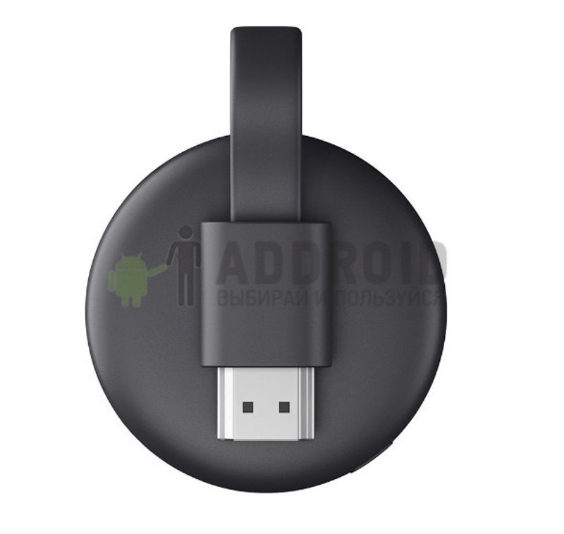 ТВ-адаптер Google Chromecast 3 (2018) черный