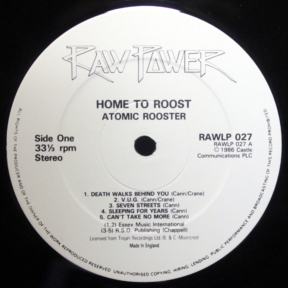 Atomic Rooster / Home To Roost (2LP)