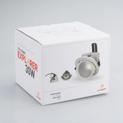 Светильник LTD-150WH-EXPLORER-30W Day White 38deg (Arlight, IP20 Металл, 3 года) 023683