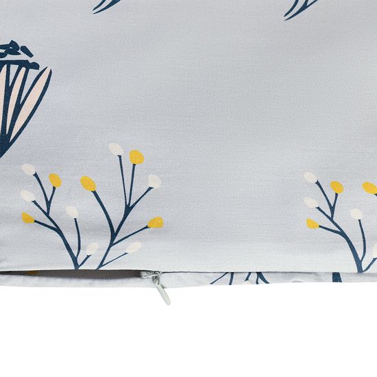 Комплект постельного белья "Полевые цветы" из премиального сатина из коллекции russian north, 150х200 см