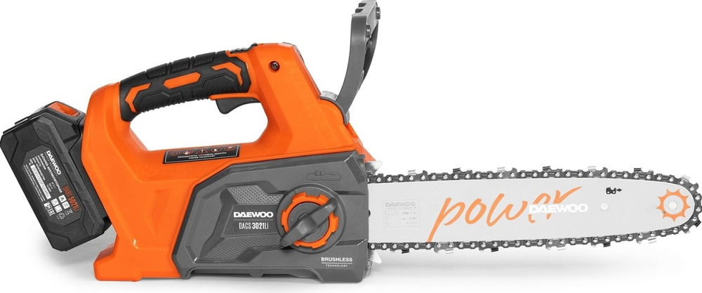 Пила цепная аккумуляторная DAEWOO DACS 3021Li SET с акб и зу