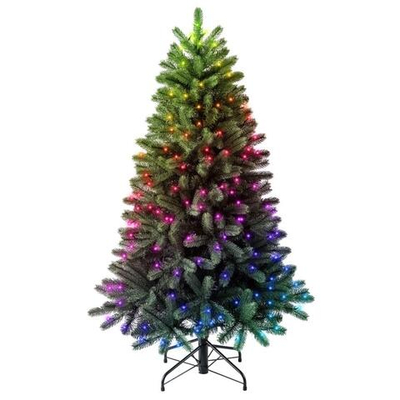 Умная новогодняя ёлка с гирляндой Twinkly Pre-lit Regal Tree, RGB (210x116 см, 540 светодиодов)
