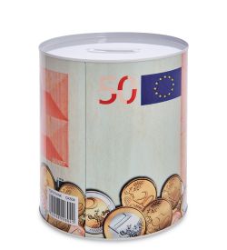 BX-208/2 Металлическая копилка «Евро»