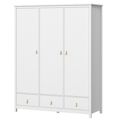 Шкаф Wood 3-х створчатый (белый)