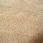 Коврик прикроватный 60*90см, мягкий ворс, полиэстер, бежевый