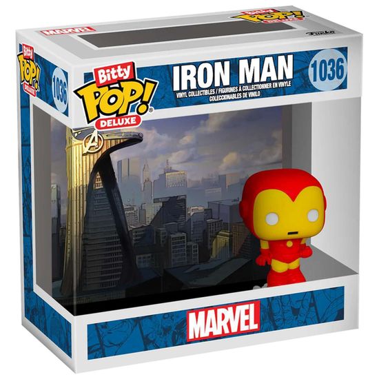 Фигурка Funko Bitty POP! Deluxe Iron Man (Avenger Tower) (1036) 81301 / Фигурка Фанко Битти ПОП! по мотивам вселенной "Marvel", Железный Человек