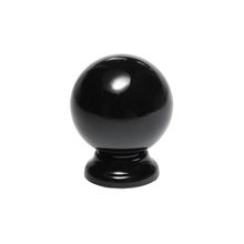 Ручка-кнопка, отделка чёрный глянец