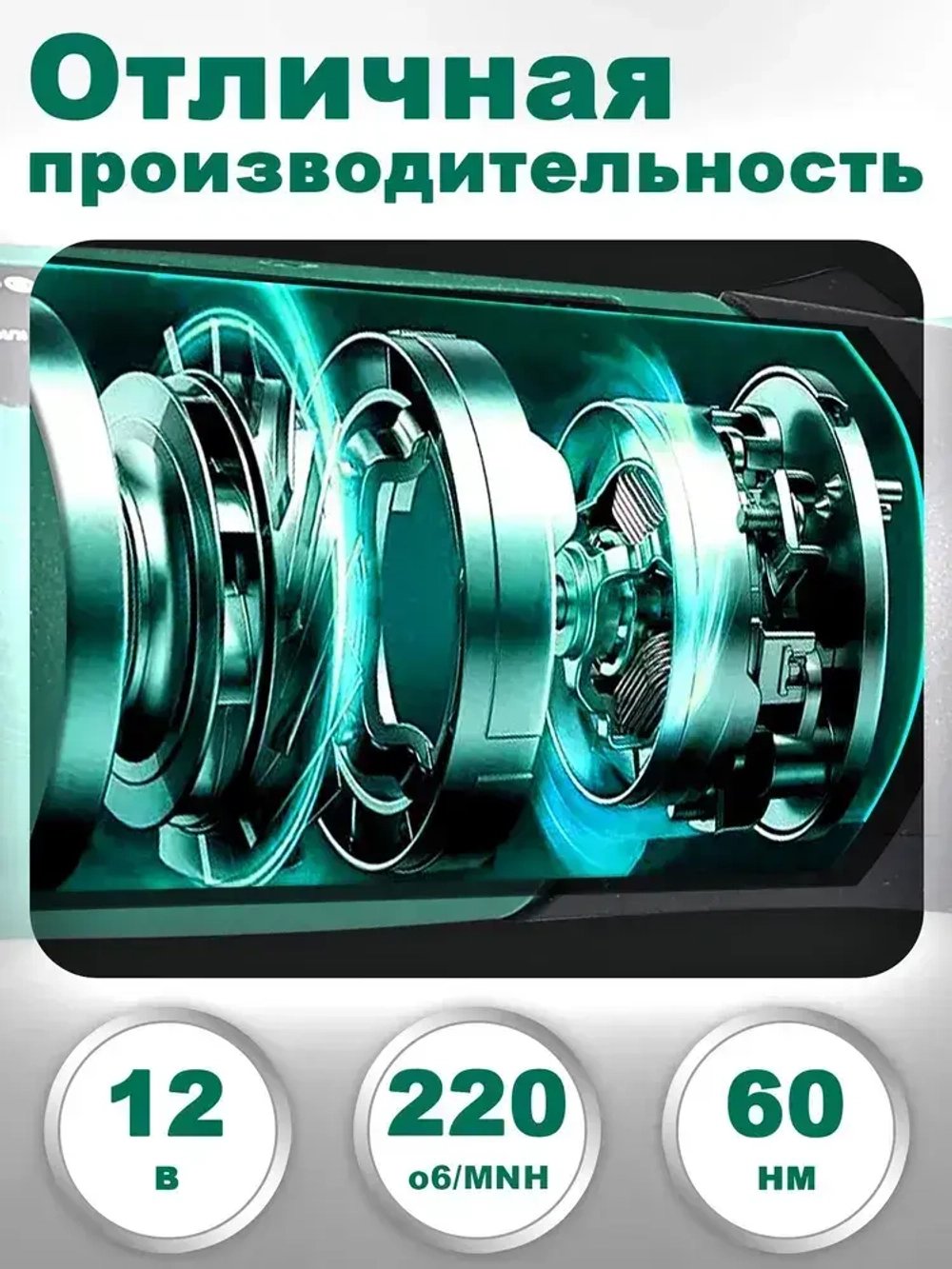 гайковерт ударный,бесщеточный, аккумуляторный,18 в, 2 батарея,3/8 дюйма