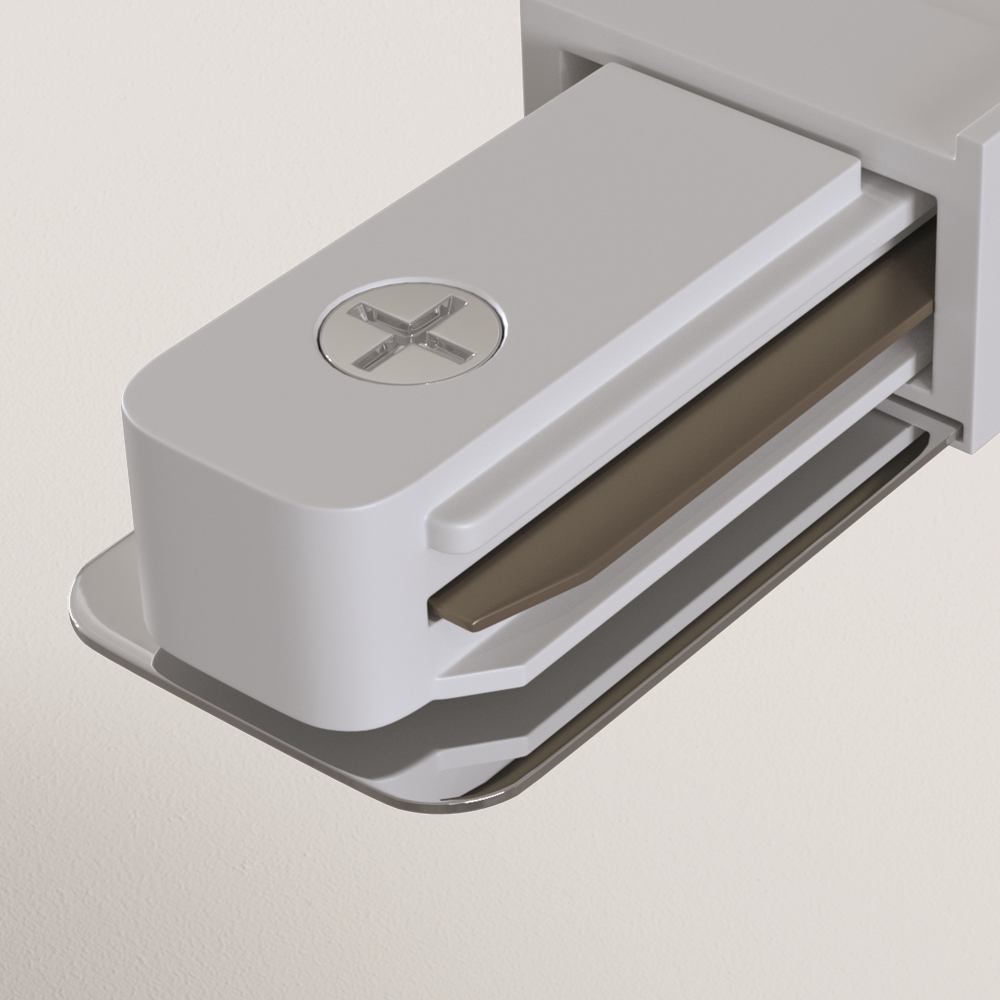 Соединитель "I"-образный для однофазного шинопровода  Maytoni Technical TRA001CT-11W белый