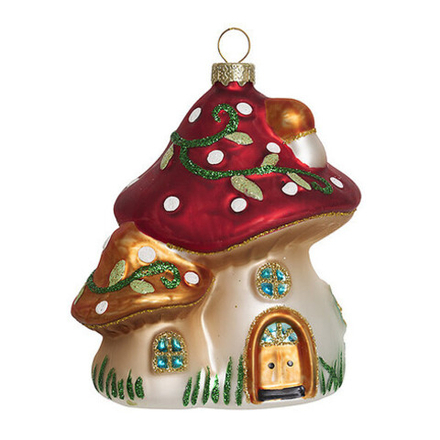 Домик "Грибочки на полянке" 11см YQL1725