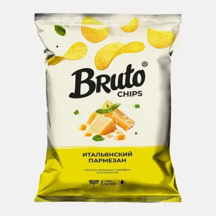 Чипсы Bruto картофельные Итальянский пармезан 120г