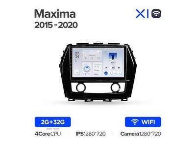 Магнитола Teyes X1 2-32 Wi-Fi Nissan Maxima A36 2015 — 2020 10.2"