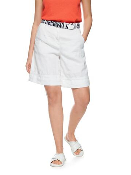 Marc Cain Шорты-бермуды из хлопка и льна