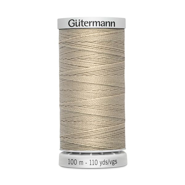 Нитки суперкрепкие Gutermann Extra Strong M782 №40 (100 метров), 5 кат. | 722 св.бежевый