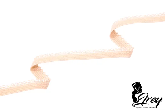 126 К-94/9 Резинка ажурная Lauma 9 мм, телесный 126