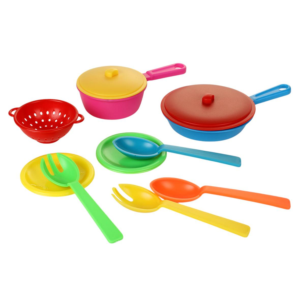 Пластмассовый игрушечный набор "Посуда" (26*17*15 см) сет.