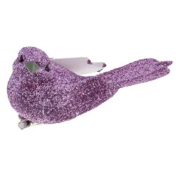 GAEM Изделие декоративное "Птичка, L9 W4 H5,5 см, 6в.