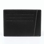 Кредитница мужская FABULA "Blackwood", натуральная кожа, отстрочка, 8 карманов, черная, K.22.CD