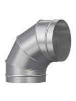 Отвод OTG D150 90° оцинк.сталь ERA PRO