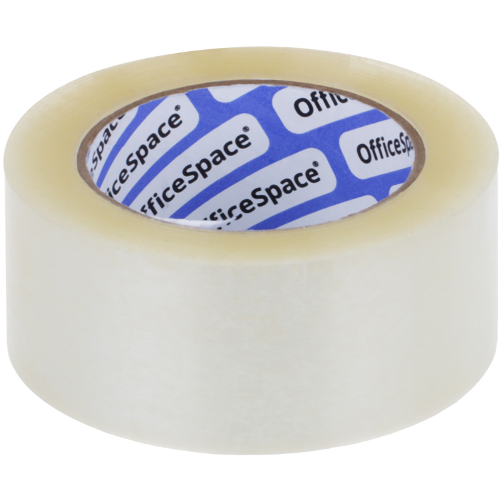 Клейкая лента упаковочная OfficeSpace 48мм*132м, 40мкм. Скотч