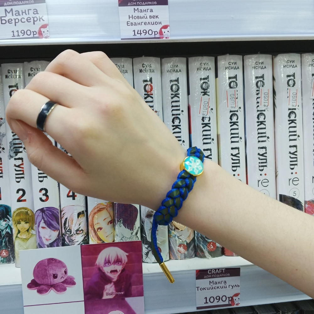 Плетёный браслет "Genshin Impact / Геншин - Эола"