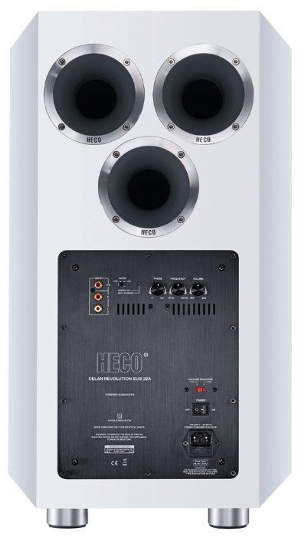 Сабвуфер Heco Celan Revolution Sub 32 A White Satin