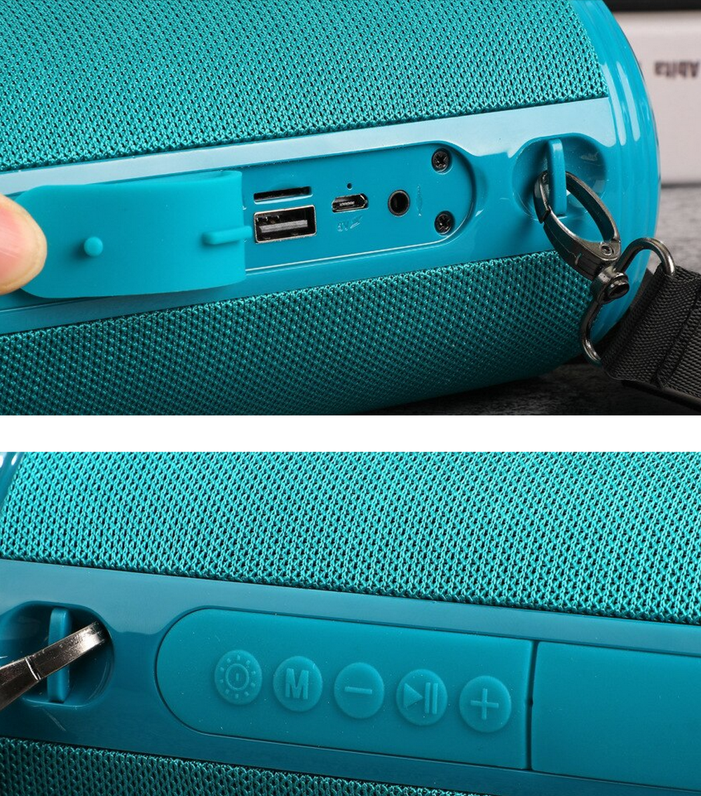 Беспроводная колонка TG-537 (USB TF FM) LED Flashing Light