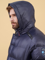 Стёганый пуховик SIZE+ с капюшоном