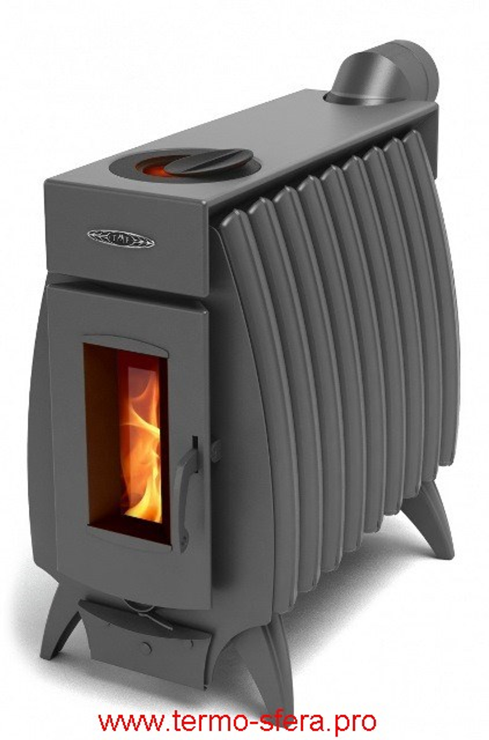Отопительная печь ТМФ Огонь-Батарея 9 Антрацит
