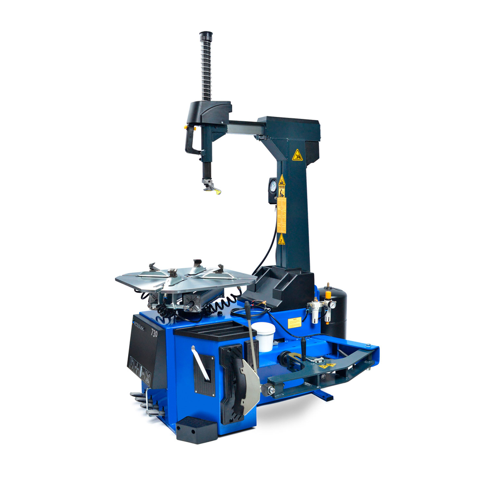 Станок шиномонтажный ROSSVIK V-730, 2sp, авт., до 30", 380 В, взрыв. накачка, синий