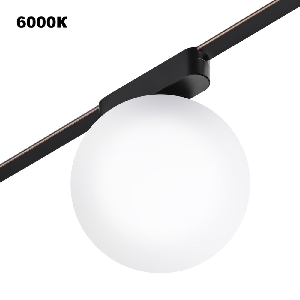 359478 SHINO NT24 110 черный Трековый смарт-светильник для низковольтного шинопровода с двумя режимами работы IP20 LED 6W 24V 3000-6000K EASY