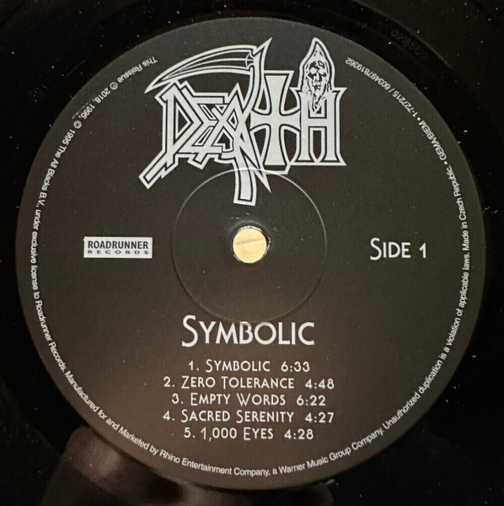 Death / Symbolic (LP)