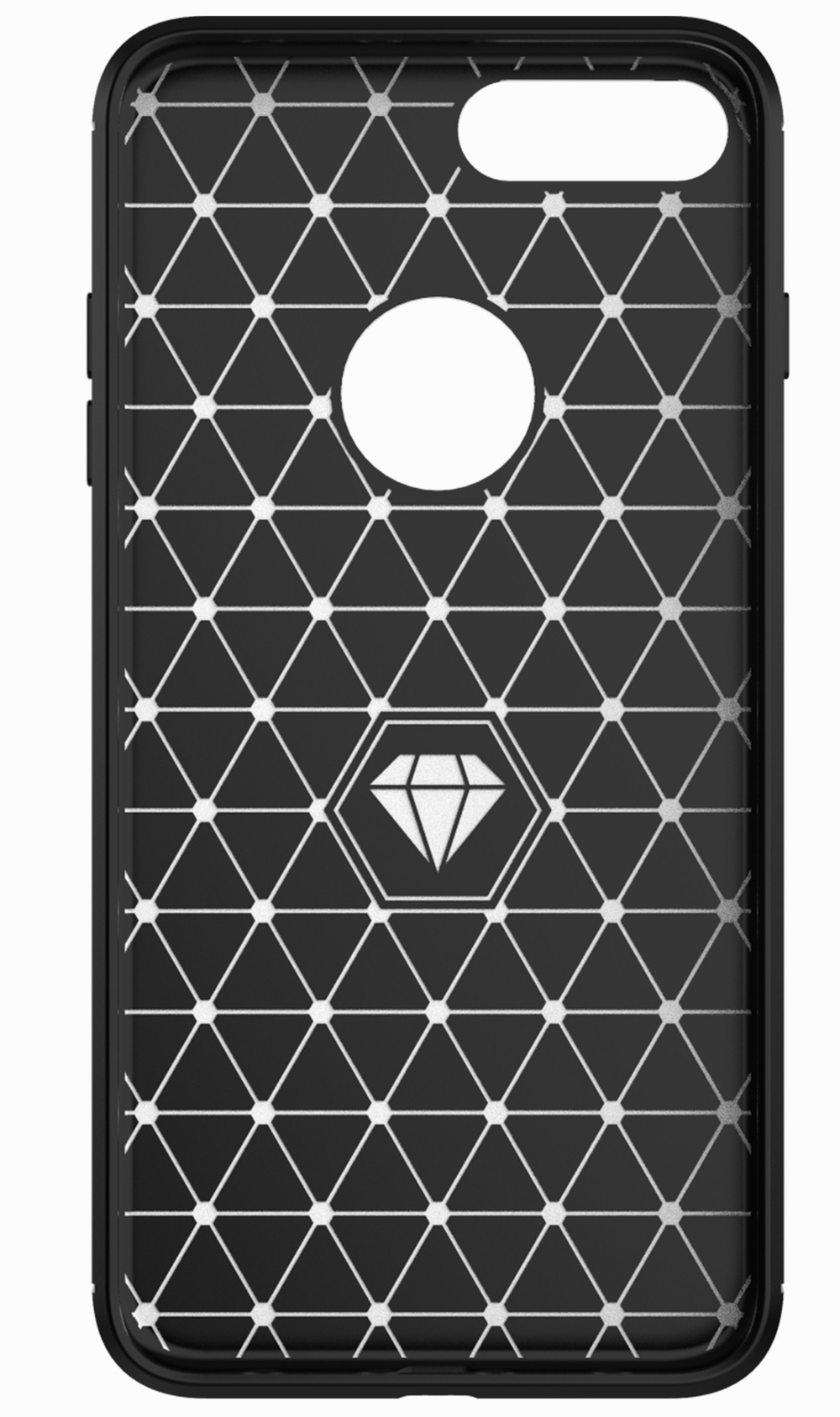 Чехол для iPhone 8 Plus цвет Red (красный), серия Carbon от Caseport