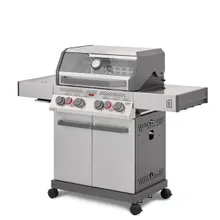 Газовый гриль Primeliner S-class Pro, 6 горелок (c ИК-горелкой), нержавеющая сталь (комплектация Deluxe)