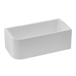 Асимметричная угловая акриловая ванна BelBagno BB712-1600-730-R