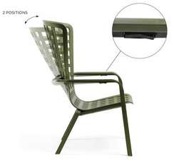 Пластиковое кресло Folio зеленое