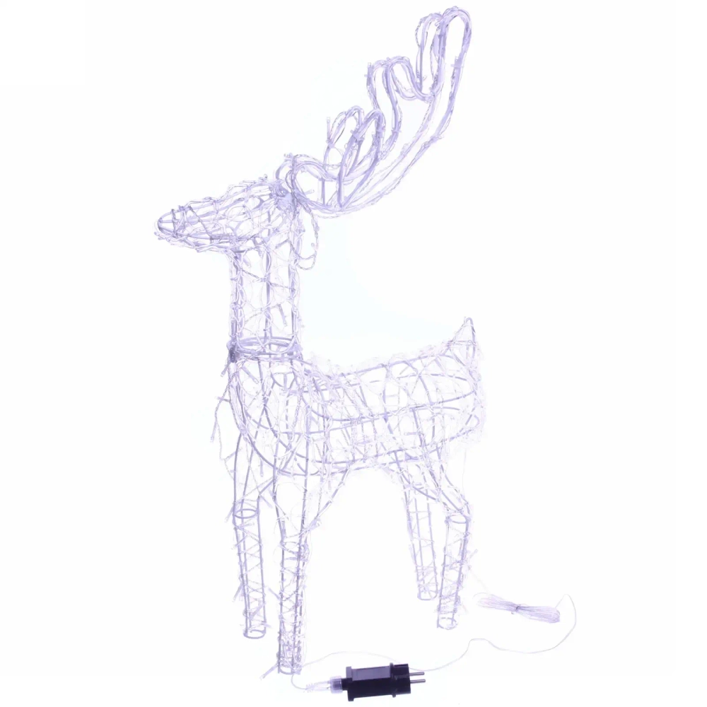 Фигура светодиодная «Олень» 67*38*15 см, 90 ламп LED, Белый